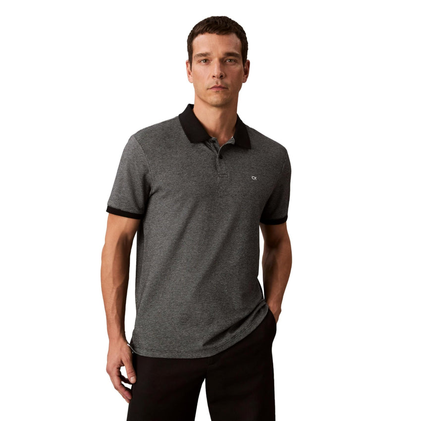 Calvin Klein Men's Jacquard Refined Polo - 7DAY'S