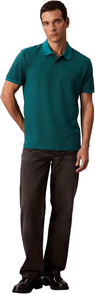 Calvin Klein Men's Jacquard Refined Polo - 7DAY'S