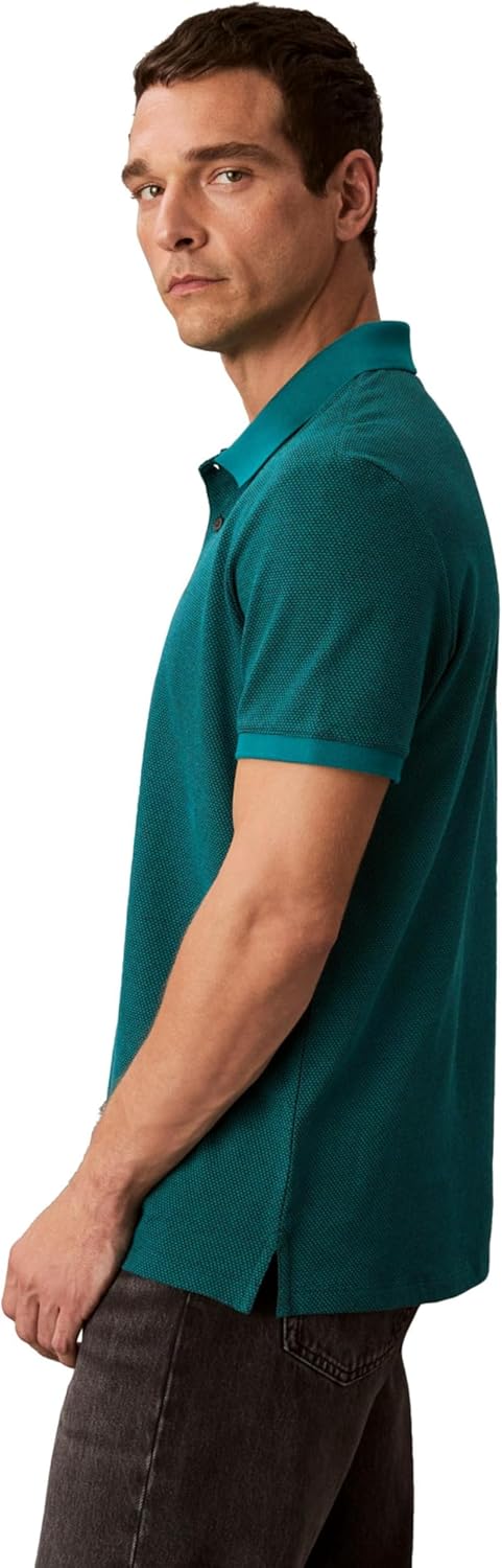 Calvin Klein Men's Jacquard Refined Polo - 7DAY'S