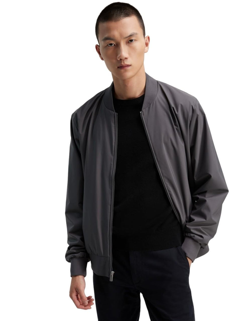 Calvin Klein Men's Matte Logo Zip Bomber Jacket - 7DAY'S