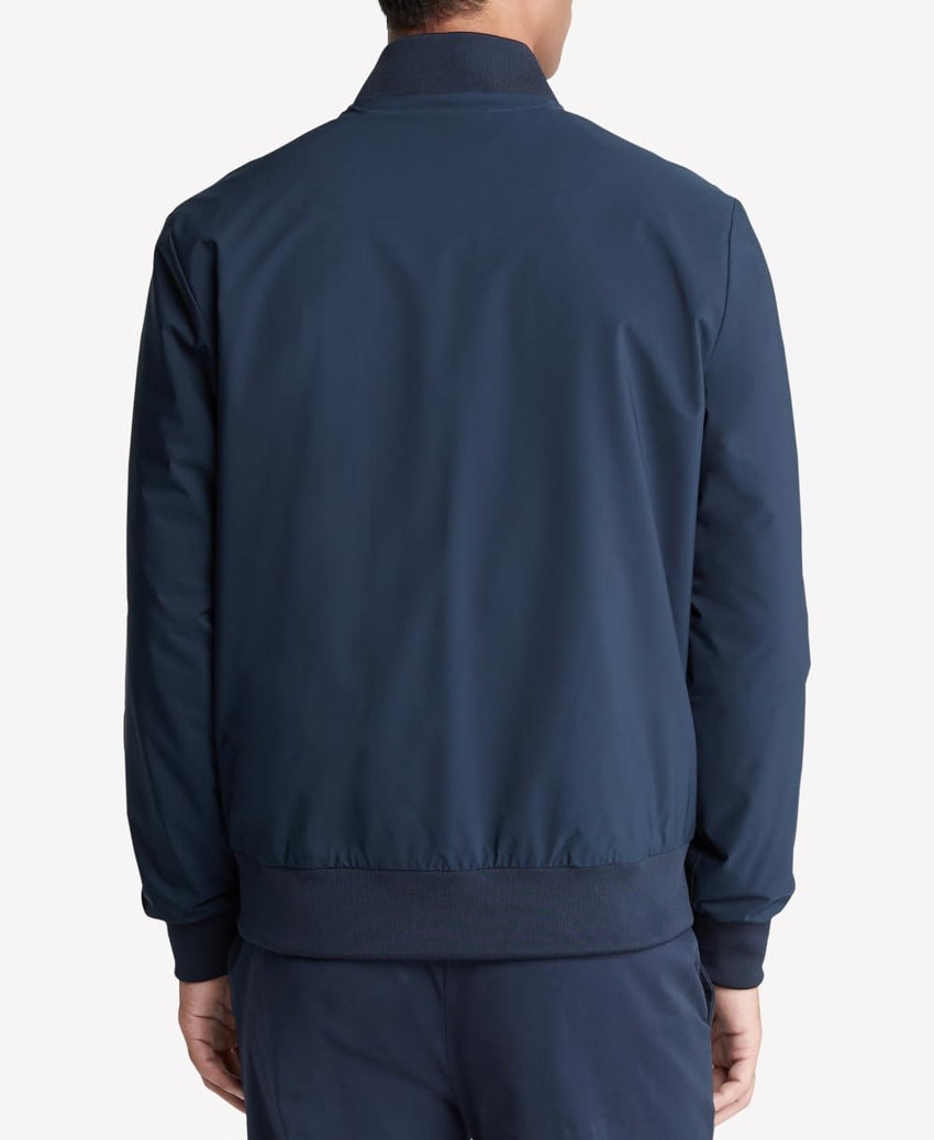 Calvin Klein Men's Matte Logo Zip Bomber Jacket - 7DAY'S