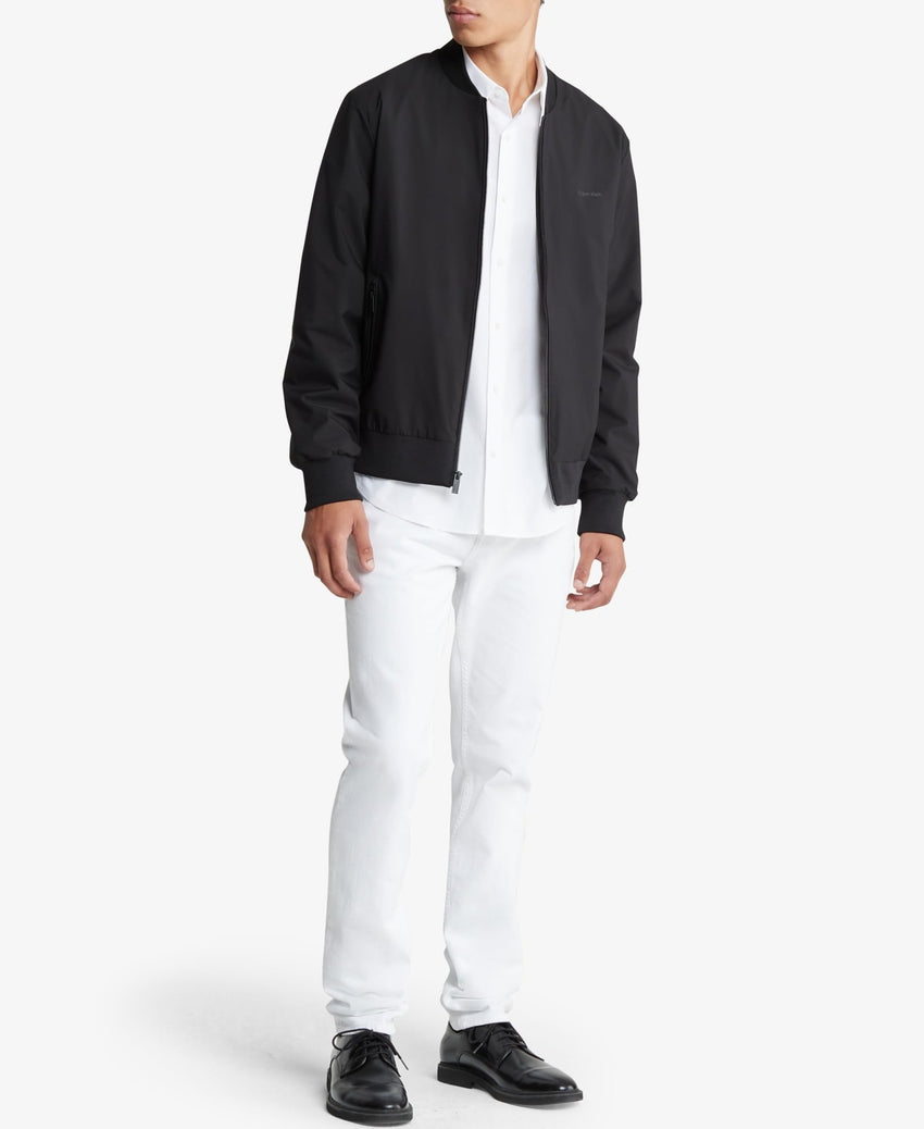 Calvin Klein Men's Matte Logo Zip Bomber Jacket - 7DAY'S