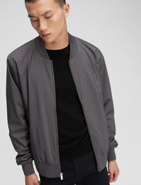 Calvin Klein Men's Matte Logo Zip Bomber Jacket - 7DAY'S