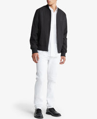 Calvin Klein Men's Matte Logo Zip Bomber Jacket - 7DAY'S