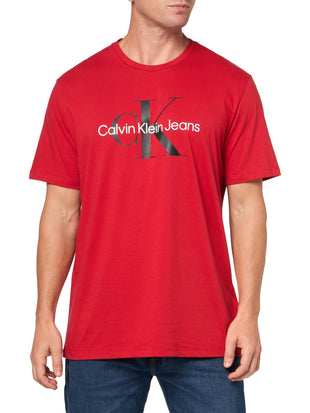 Calvin Klein Men's Monogram Logo Crewneck T-Shirt - 7DAY'S