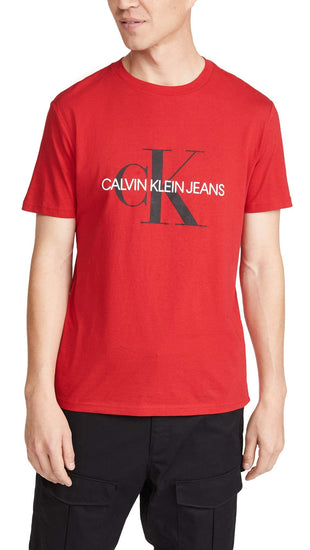 Calvin Klein Men's Monogram Logo Crewneck T-Shirt