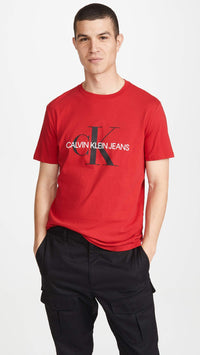 Calvin Klein Men's Monogram Logo Crewneck T-Shirt - 7DAY'S