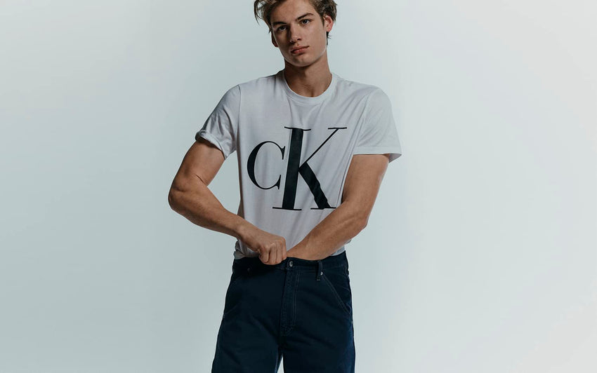 Calvin Klein Men's Monogram Logo Crewneck T-Shirt - 7DAY'S