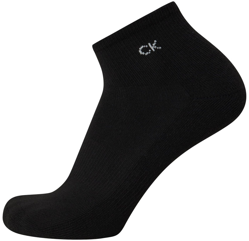 Calvin Klein Mens Quarter Socks - 6 Pack Breathable Cushion Athletic Ankle Socks for Men for Running and Workout (7 - 12) - 7DAY'S
