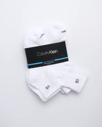 Calvin Klein Mens Quarter Socks - 6 Pack Breathable Cushion Athletic Ankle Socks for Men for Running and Workout (7 - 12) - 7DAY'S