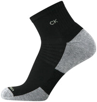 Calvin Klein Mens Quarter Socks - 6 Pack Breathable Cushion Athletic Ankle Socks for Men for Running and Workout (7 - 12) - 7DAY'S