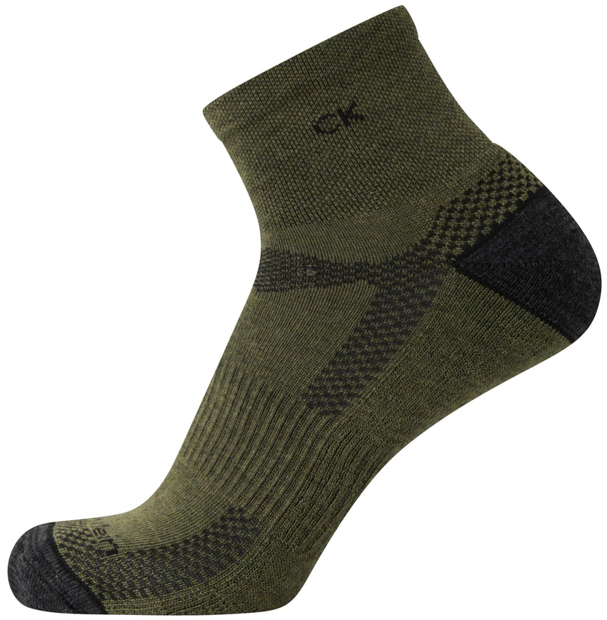 Calvin Klein Mens Quarter Socks - 6 Pack Breathable Cushion Athletic Ankle Socks for Men for Running and Workout (7 - 12) - 7DAY'S