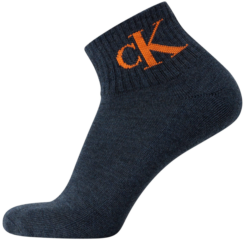 Calvin Klein Mens Quarter Socks - 6 Pack Breathable Cushion Athletic Ankle Socks for Men for Running and Workout (7 - 12) - 7DAY'S
