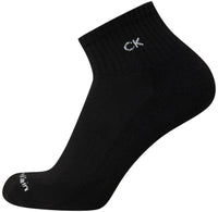 Calvin Klein Mens Quarter Socks - 6 Pack Breathable Cushion Athletic Ankle Socks for Men for Running and Workout (7 - 12) - 7DAY'S