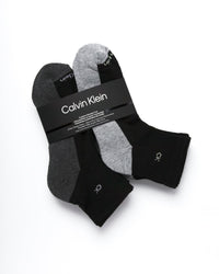 Calvin Klein Mens Quarter Socks - 6 Pack Breathable Cushion Athletic Ankle Socks for Men for Running and Workout (7 - 12) - 7DAY'S