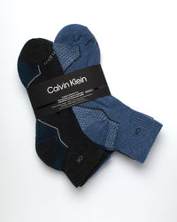 Calvin Klein Mens Quarter Socks - 6 Pack Breathable Cushion Athletic Ankle Socks for Men for Running and Workout (7 - 12) - 7DAY'S
