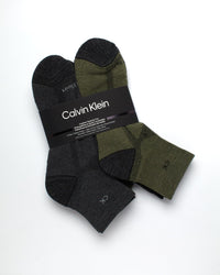 Calvin Klein Mens Quarter Socks - 6 Pack Breathable Cushion Athletic Ankle Socks for Men for Running and Workout (7 - 12) - 7DAY'S