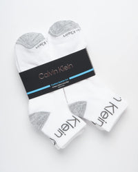 Calvin Klein Mens Quarter Socks - 6 Pack Breathable Cushion Athletic Ankle Socks for Men for Running and Workout (7 - 12) - 7DAY'S