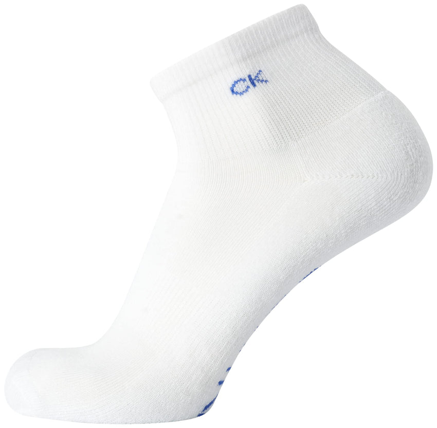 Calvin Klein Mens Quarter Socks - 6 Pack Breathable Cushion Athletic Ankle Socks for Men for Running and Workout (7 - 12) - 7DAY'S