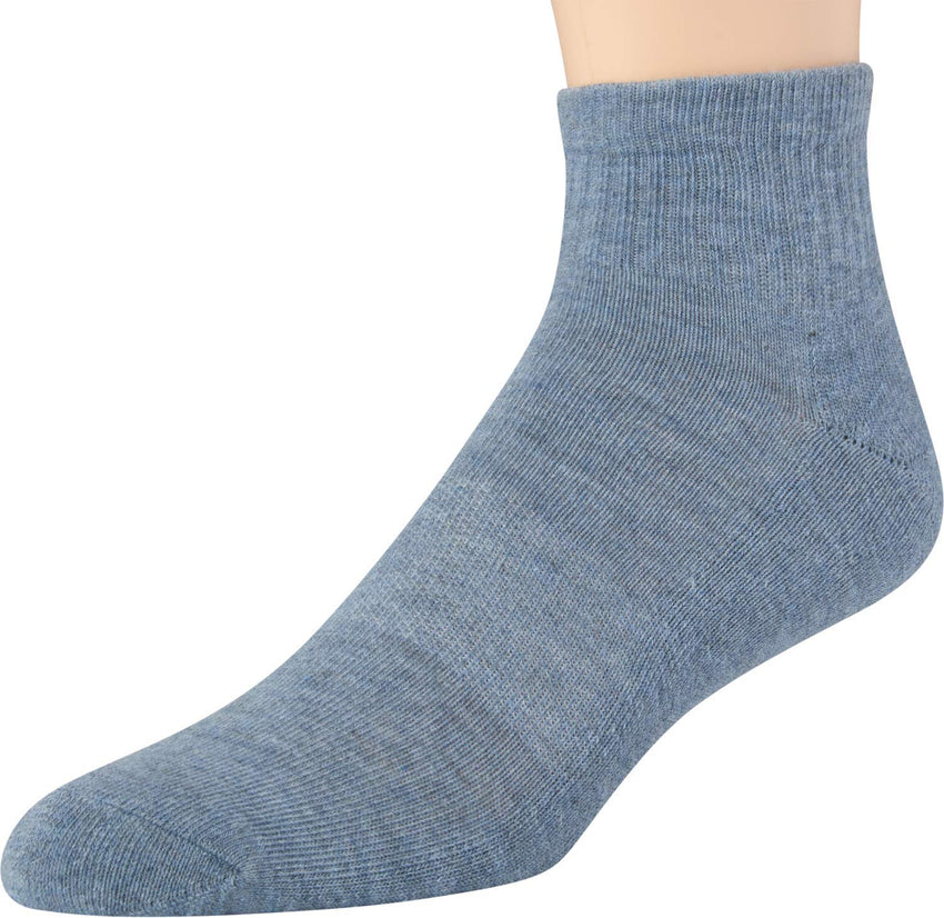 Calvin Klein Mens Quarter Socks - 6 Pack Breathable Cushion Athletic Ankle Socks for Men for Running and Workout (7 - 12) - 7DAY'S