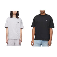 Calvin Klein Men's Relaxed Fit Monogram Logo Crewneck T-Shirt - 7DAY'S