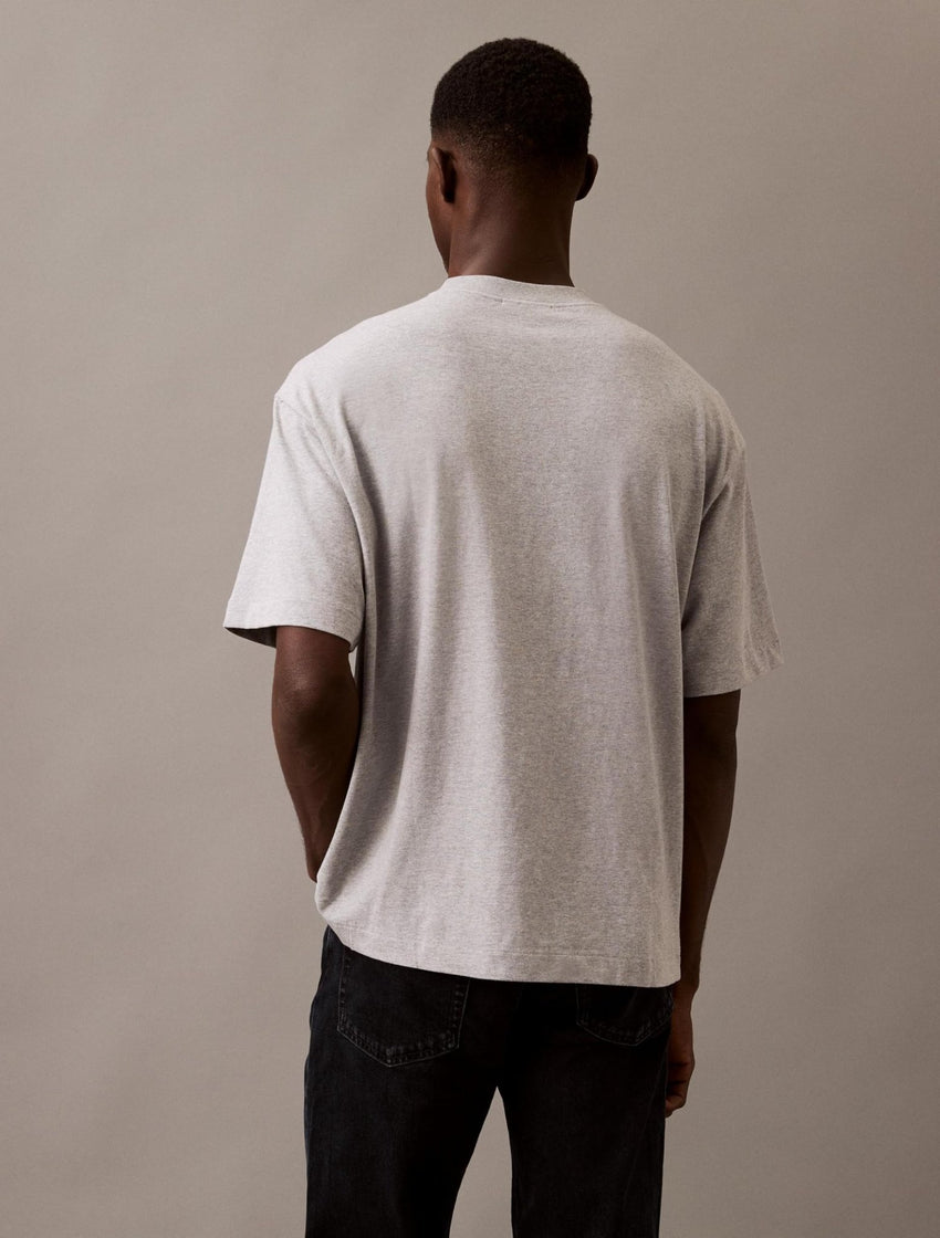 Calvin Klein Men's Relaxed Fit Monogram Logo Crewneck T-Shirt - 7DAY'S