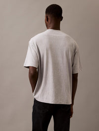 Calvin Klein Men's Relaxed Fit Monogram Logo Crewneck T-Shirt - 7DAY'S