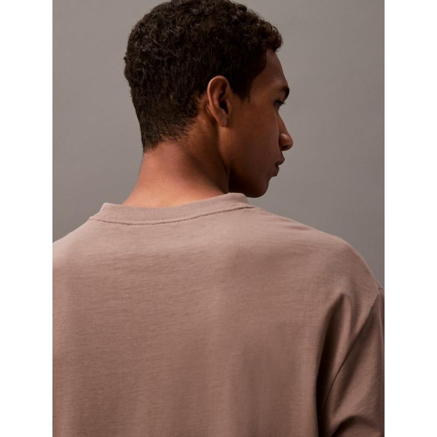 Calvin Klein Men's Relaxed Fit Monogram Logo Crewneck T-Shirt - 7DAY'S