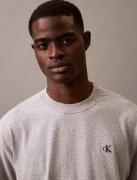 Calvin Klein Men's Relaxed Fit Monogram Logo Crewneck T-Shirt - 7DAY'S