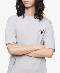 Calvin Klein Men's Relaxed Fit Monogram Logo Crewneck T-Shirt - 7DAY'S