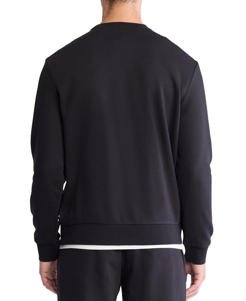 Calvin Klein Men's Relaxed Fit Monogram Logo Fleece Sweatshirt - 7DAY'S
