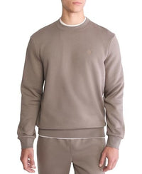 Calvin Klein Men's Relaxed Fit Monogram Logo Fleece Sweatshirt - 7DAY'S