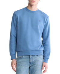 Calvin Klein Men's Relaxed Fit Monogram Logo Fleece Sweatshirt - 7DAY'S