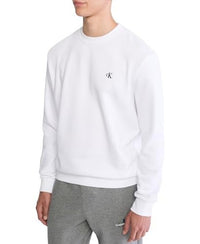 Calvin Klein Men's Relaxed Fit Monogram Logo Fleece Sweatshirt - 7DAY'S