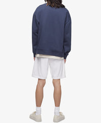 Calvin Klein Men's Relaxed Fit Monogram Logo Fleece Sweatshirt - 7DAY'S