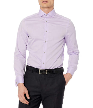 Calvin Klein Men's Slim Fit Non Iron Solid French Cuff Dress Shirt - 7DAY'S Exclusive