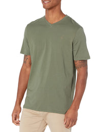 Calvin Klein Men's Smooth Cotton Solid V - Neck T-Shirt - 7DAY'S