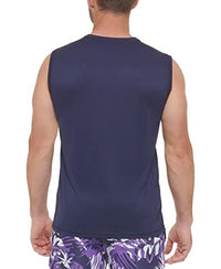 Calvin Klein Men's Standard UPF 40+ Sleeveless Quick Dry Swim Shirt - 7DAY'S