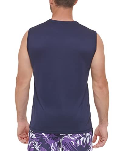 Calvin Klein Men's Standard UPF 40+ Sleeveless Quick Dry Swim Shirt - 7DAY'S