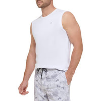 Calvin Klein Men's Standard UPF 40+ Sleeveless Quick Dry Swim Shirt - 7DAY'S