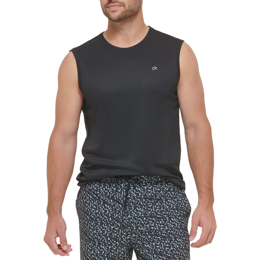 Calvin Klein Men's Standard UPF 40+ Sleeveless Quick Dry Swim Shirt - 7DAY'S