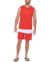 Calvin Klein Men's Standard UPF 40+ Sleeveless Quick Dry Swim Shirt - 7DAY'S