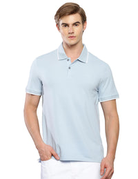 Calvin Klein Men's Stretch Pique Solid Tipped Polo - 7DAY'S