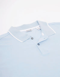 Calvin Klein Men's Stretch Pique Solid Tipped Polo - 7DAY'S