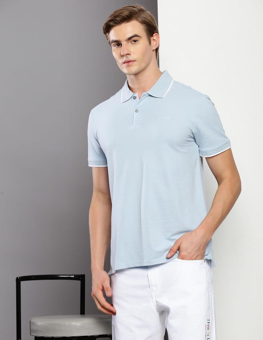 Calvin Klein Men's Stretch Pique Solid Tipped Polo - 7DAY'S