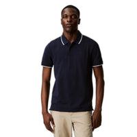 Calvin Klein Men's Stretch Pique Solid Tipped Polo - 7DAY'S