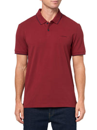 Calvin Klein Men's Stretch Pique Solid Tipped Polo - 7DAY'S