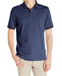 Calvin Klein Men's Stretch Pique Solid Tipped Polo - 7DAY'S
