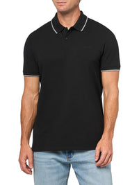 Calvin Klein Men's Stretch Pique Solid Tipped Polo - 7DAY'S