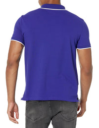 Calvin Klein Men's Stretch Pique Solid Tipped Polo - 7DAY'S
